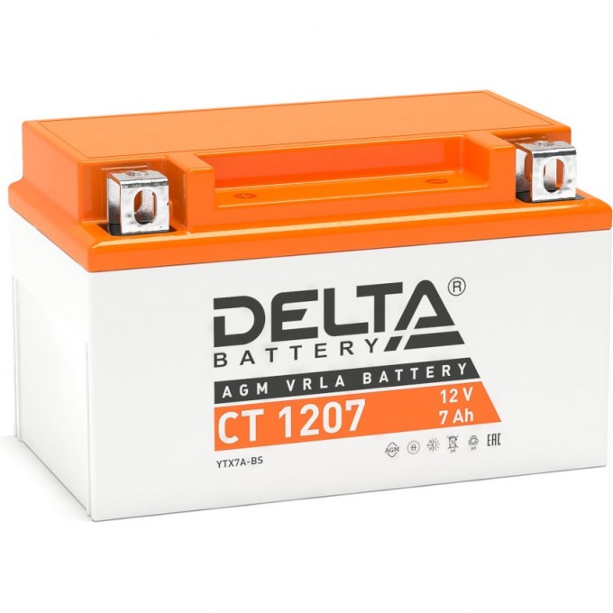 Аккумулятор DELTA 12V / 7Ah CT 1207