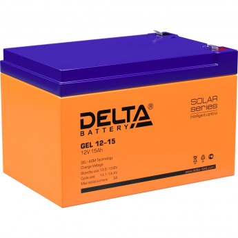 Аккумуляторная батарея DELTA GEL 12-15 12V / 15Ah