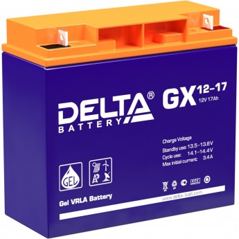 Аккумуляторная батарея DELTA GX 12-17 12V / 17Ah