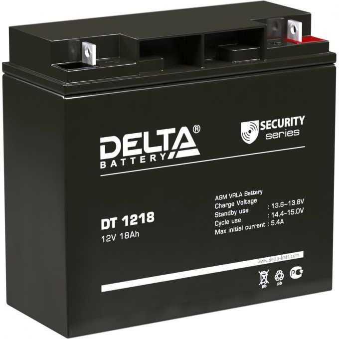 Аккумуляторная батарея DELTA 12V / 18Ah DT 1218