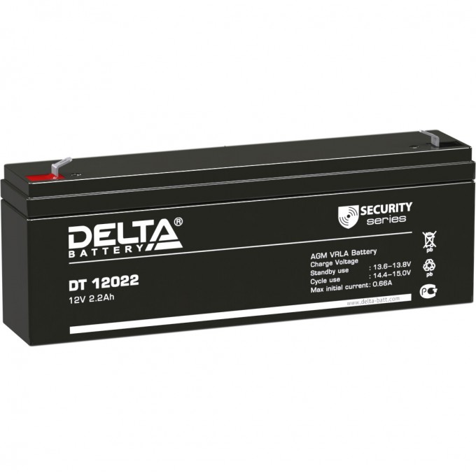 Аккумуляторная батарея DELTA 12V / 2.2Ah DT 12022