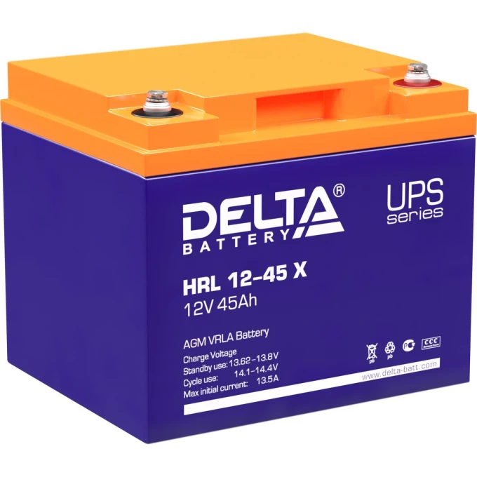 Аккумуляторная батарея DELTA 12V / 45Ah HRL 12-45 X Аккумуляторная батарея DELTA 12V / 45Ah HRL 12-45 X