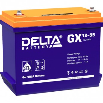 Аккумуляторная батарея DELTA GX 12-55 12V / 55Ah