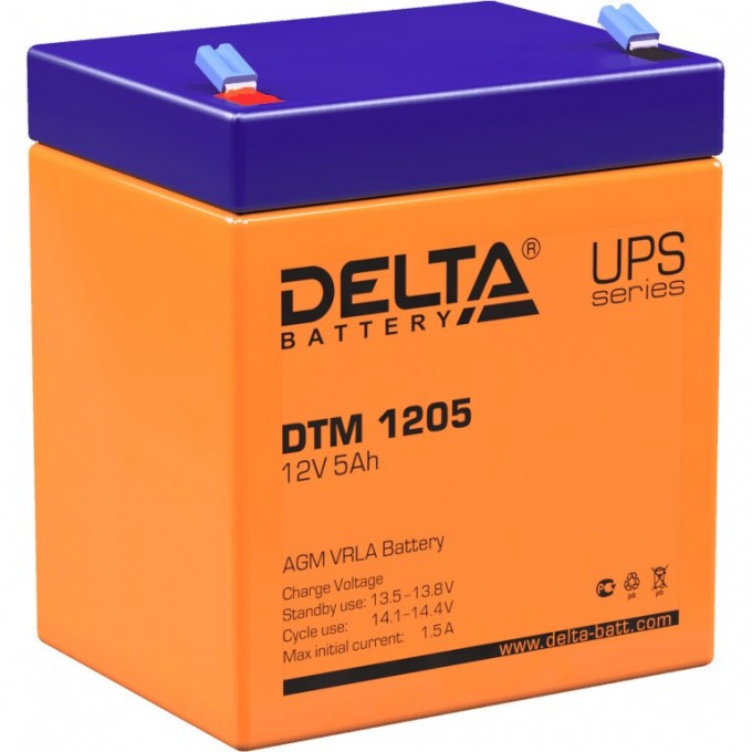 Аккумуляторная батарея DELTA 12V / 5Ah DTM 1205