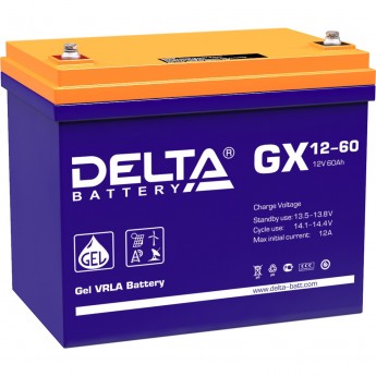 Аккумуляторная батарея DELTA GX 12-60 12V / 60Ah