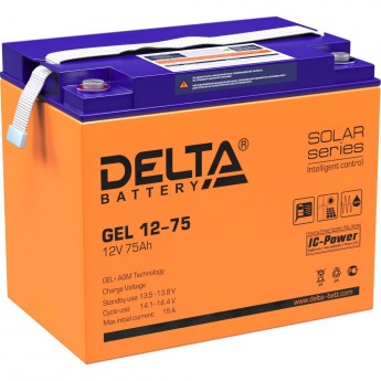 Аккумуляторная батарея DELTA GEL 12-75 12V / 75Ah