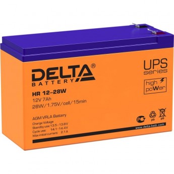 Аккумуляторная батарея DELTA HR 12-28W 12V / 7Ah