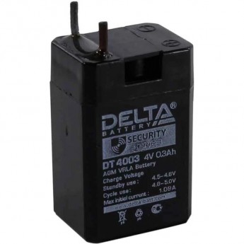 Аккумуляторная батарея DELTA DT 4003 4V / 0.3Ah