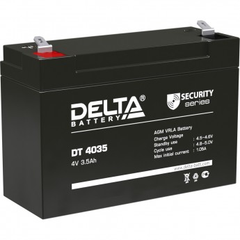 Аккумуляторная батарея DELTA DT 4035 4V / 3.5Ah