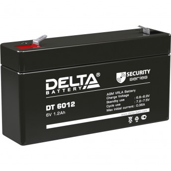 Аккумуляторная батарея DELTA DT 6012 6V / 1.2Ah