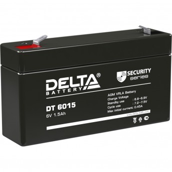 Аккумуляторная батарея DELTA DT 6015 6V / 1.5Ah