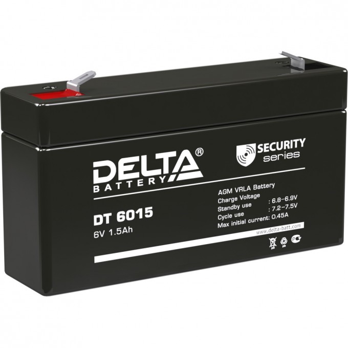 Аккумуляторная батарея DELTA 6V / 1.5Ah DT 6015