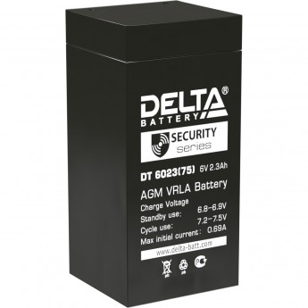 Аккумуляторная батарея DELTA DT 6023 75 6V / 2.3Ah Аккумуляторная батарея DELTA DT 6023 75 6V / 2.3Ah