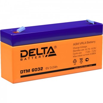 Аккумуляторная батарея DELTA DTM 6032 6V / 3.2Ah